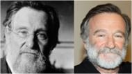 Robin Williams and his lookalike (Images via Getty)